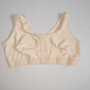 Marena Post Surgery Recovery Bra 48B/C Beige Compression Wire Free Adjustable